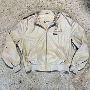 Vintage Members‎ Only Men's Beige Windbreaker Jacket Size 46